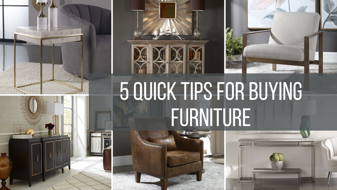 5 Quick Tips for Buying Furniture