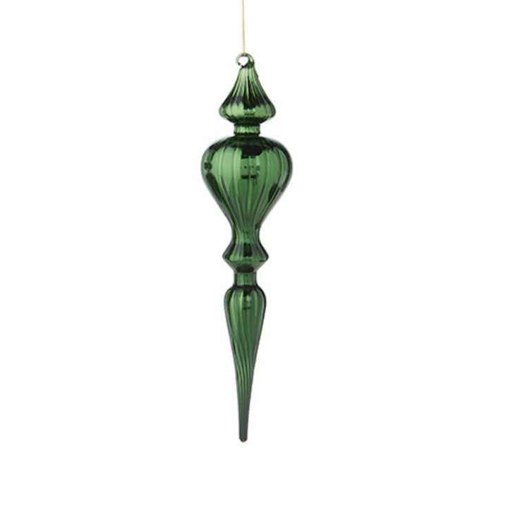 Green Finial Ornaments