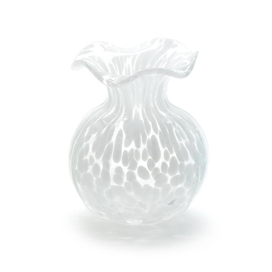 Ruffled Edge Spotted Vases