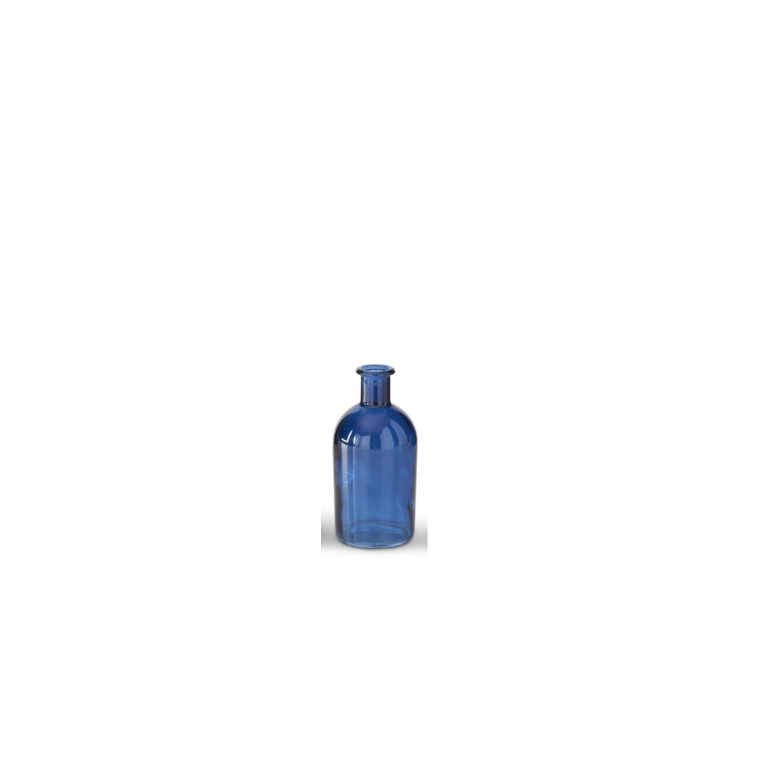 Blue Glass Bottle Vases