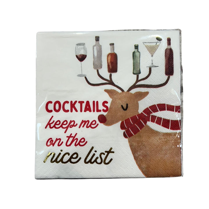 Holiday Bar Napkin Sets