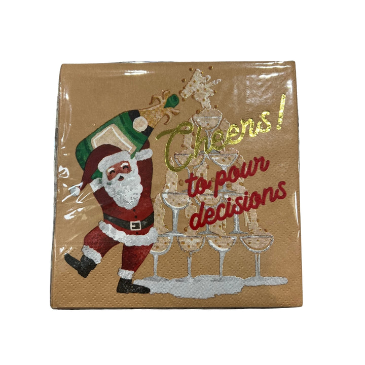 Holiday Bar Napkin Sets