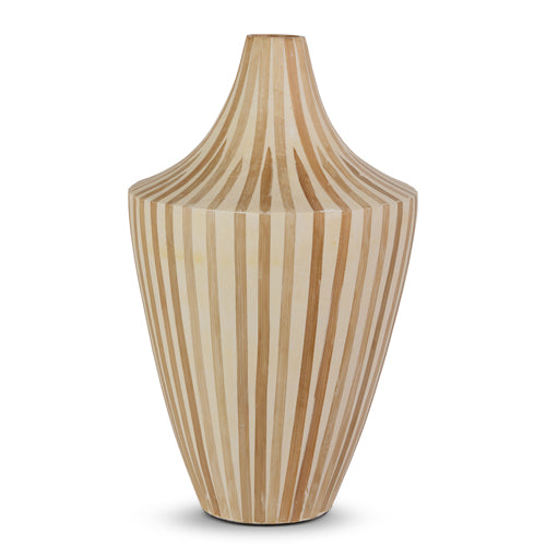 Timeless Tranquility Bamboo Striped Vases