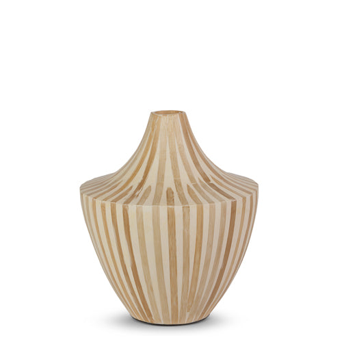 Timeless Tranquility Bamboo Striped Vases