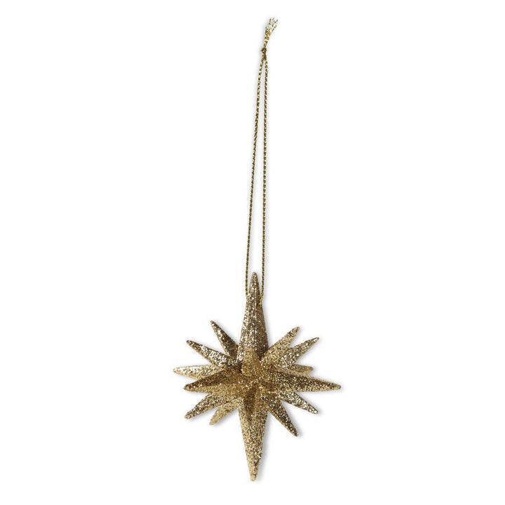 9 Point Glitter Star Ornament