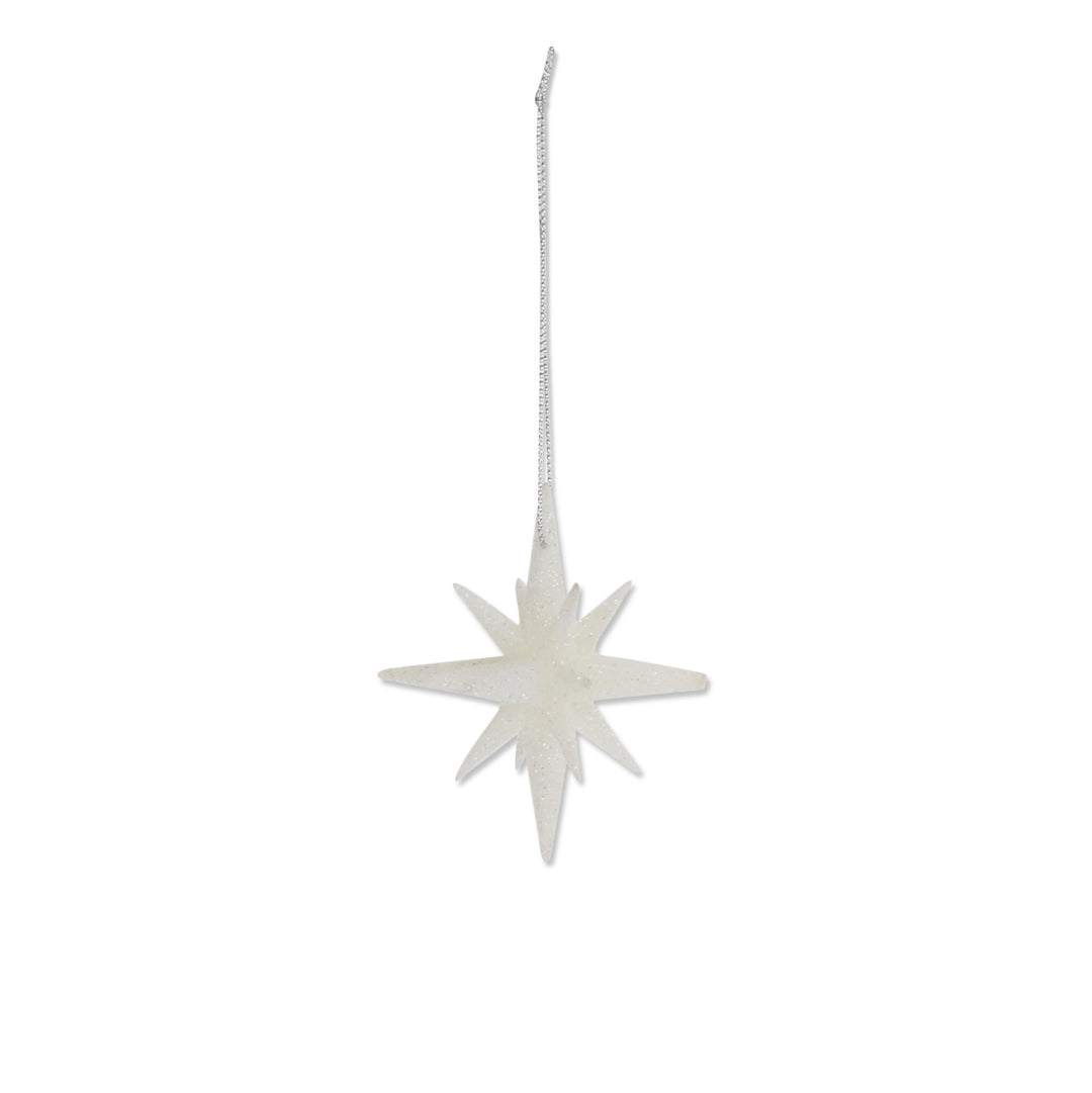 9 Point Glitter Star Ornament