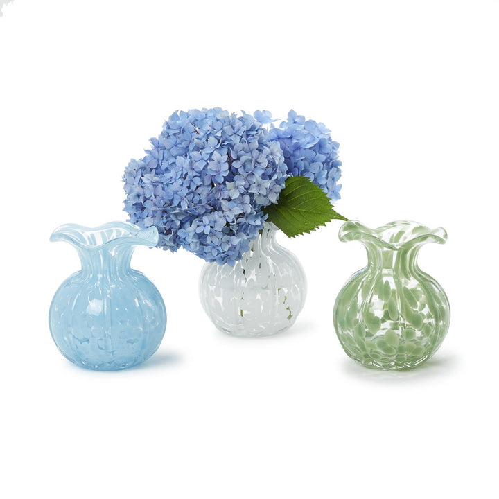 Ruffled Edge Spotted Vases