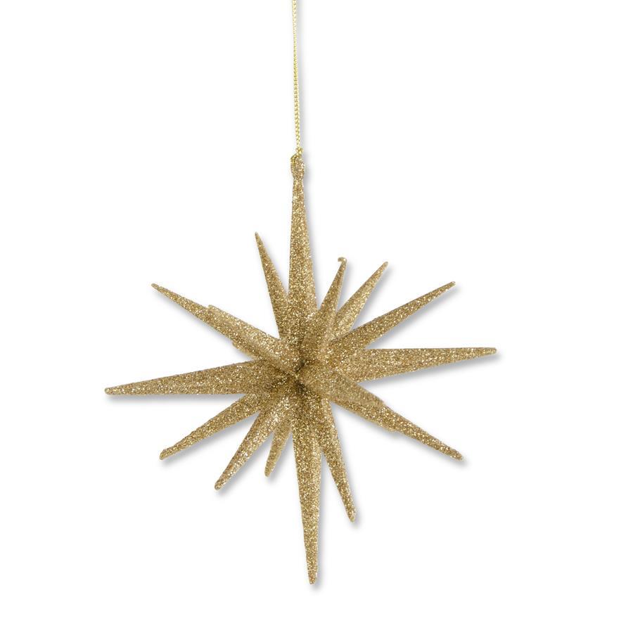 18 Point Glitter Star Ornament