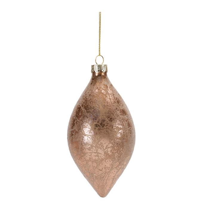 Rose Gold Leaf Ornament