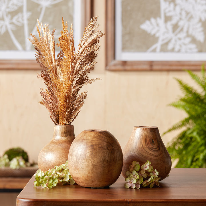 Wood Bud Vases