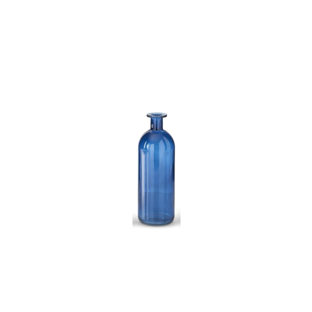 Blue Glass Bottle Vases