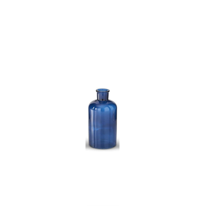 Blue Glass Bottle Vases