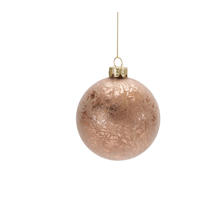 Rose Gold Leaf Ornament