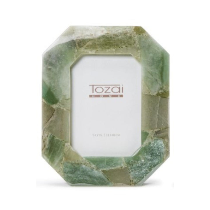 Green Quartz Octogon Photo Frames