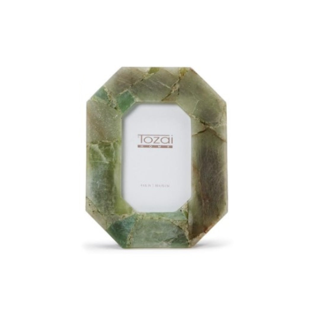 Green Quartz Octogon Photo Frames