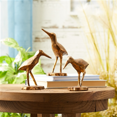 Distressed Resin Birds