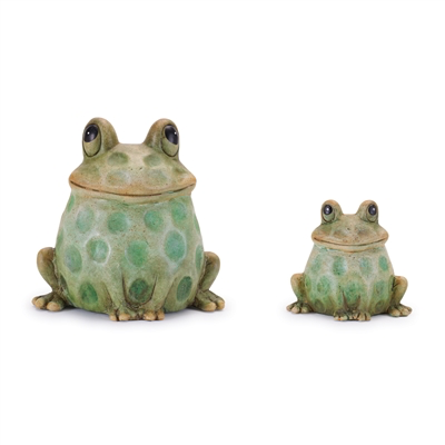 Green Terracotta Frog