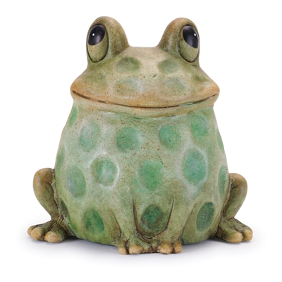 Green Terracotta Frog