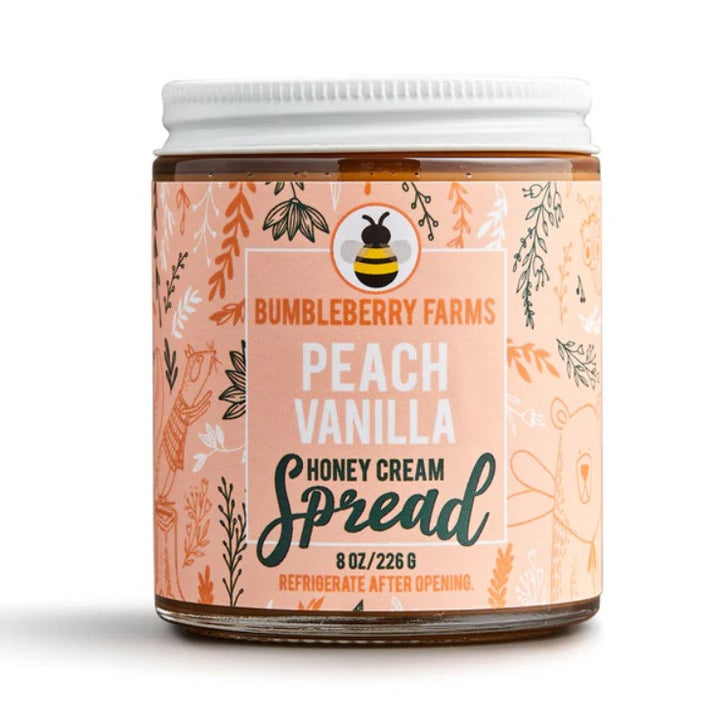 Peach Vanilla Honey Cream Spread