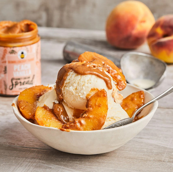 Peach Vanilla Honey Cream Spread