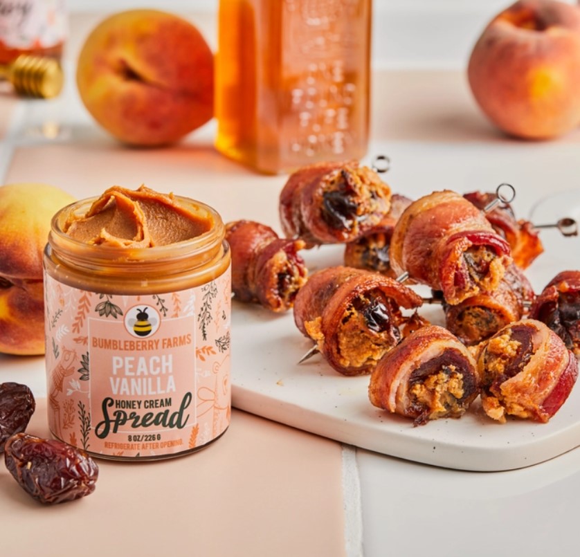 Peach Vanilla Honey Cream Spread