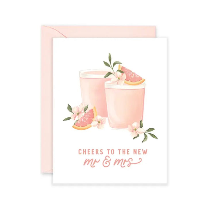 Cocktail Cheers- Wedding Greeting Card