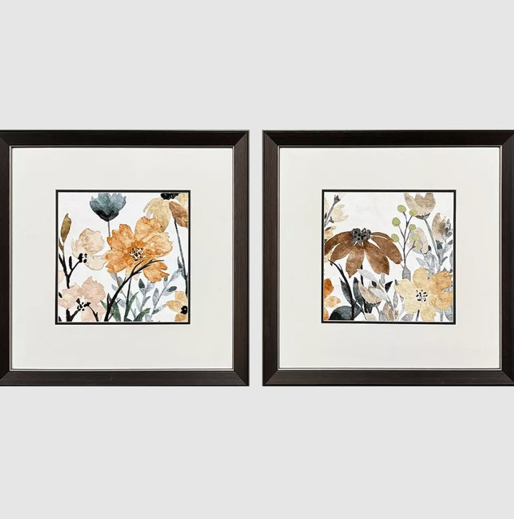 Wildflower Square Framed Wall Art