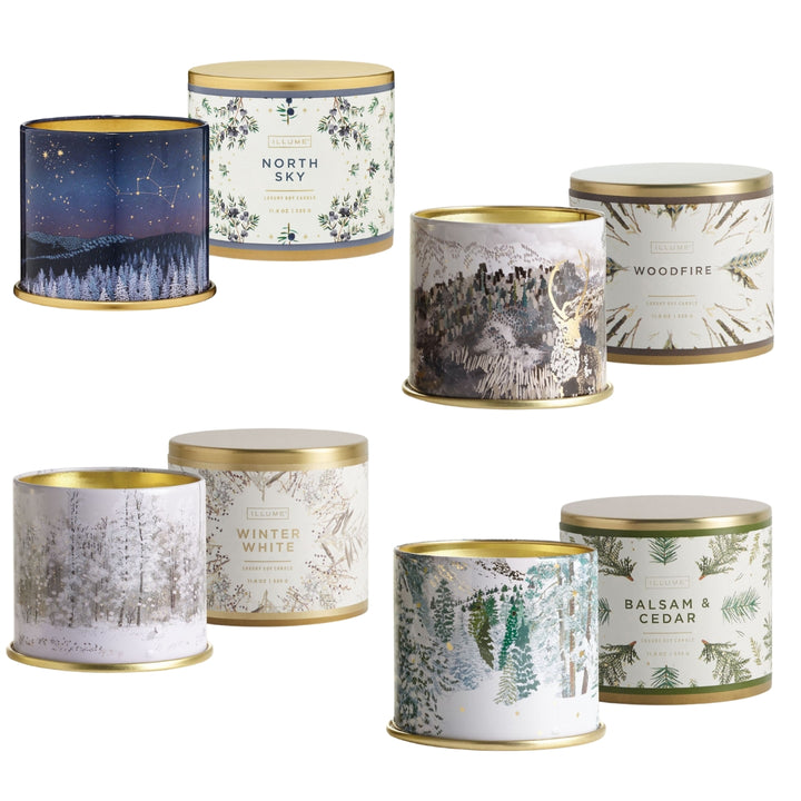 Illume Holiday Vanity Tin Candle