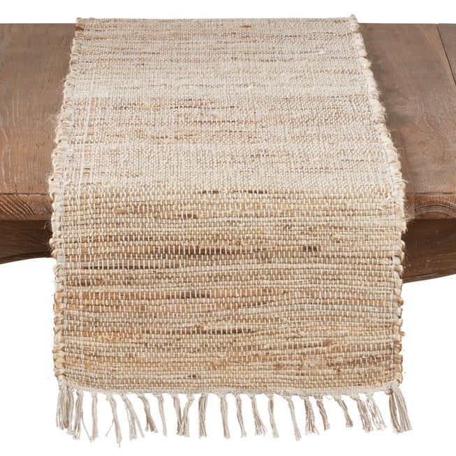 Jute Chindi Table Runner