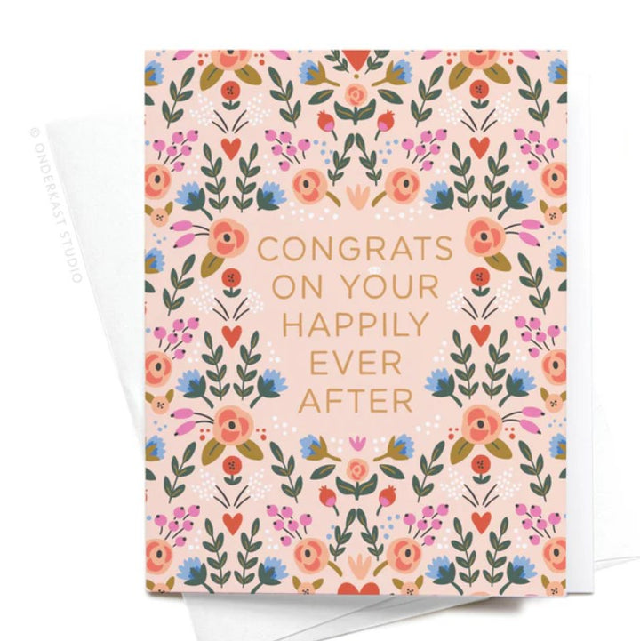 Congrats On Your Happily Ever After Greeting Card