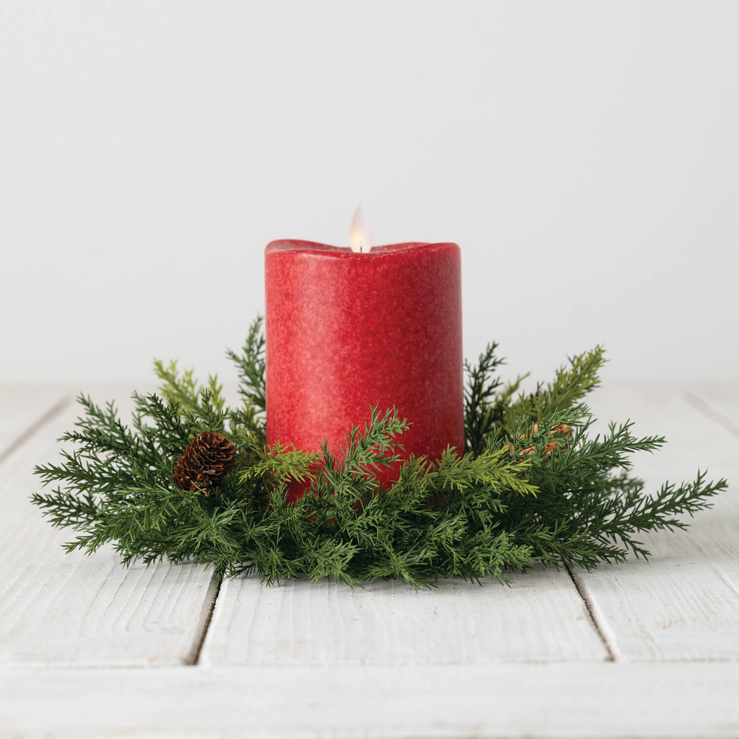 Arborvitae and Cone Accent Ring