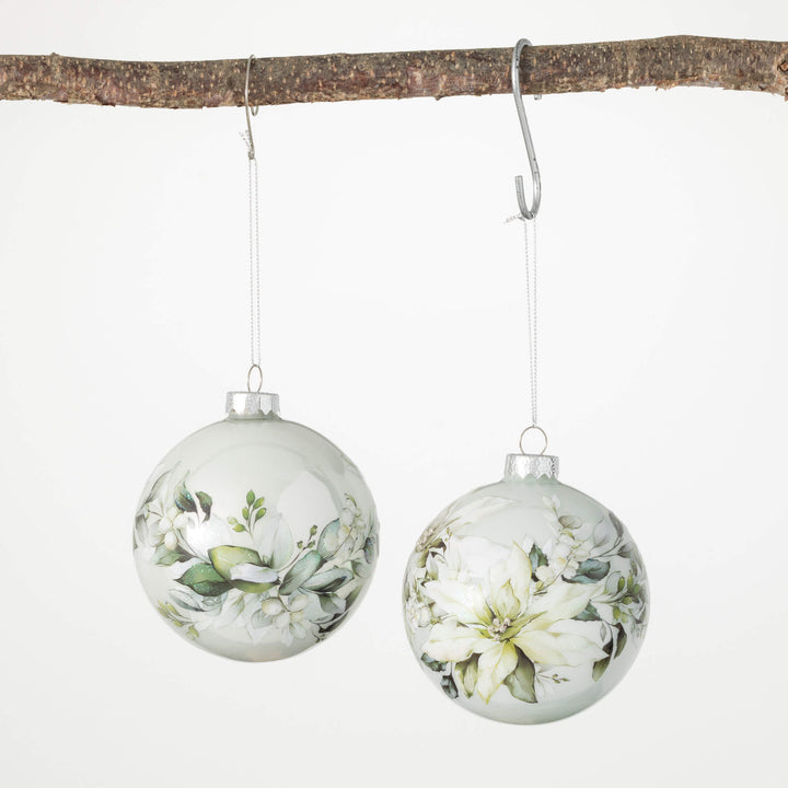 Floral Ball Ornaments