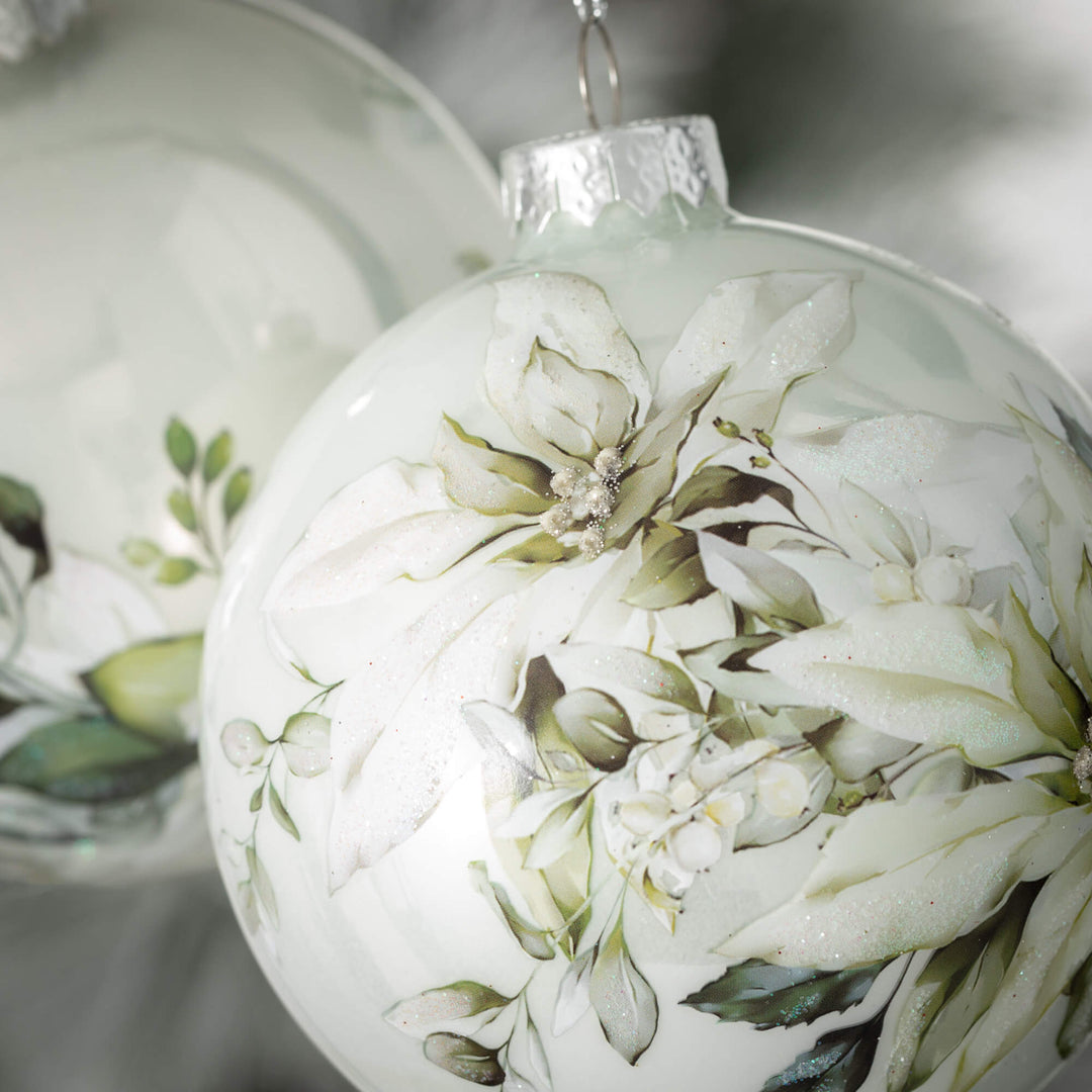 Floral Ball Ornaments