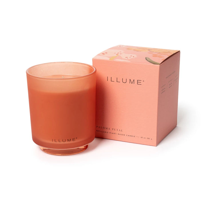 Paloma Petal Refillable Boxed Glass Candle