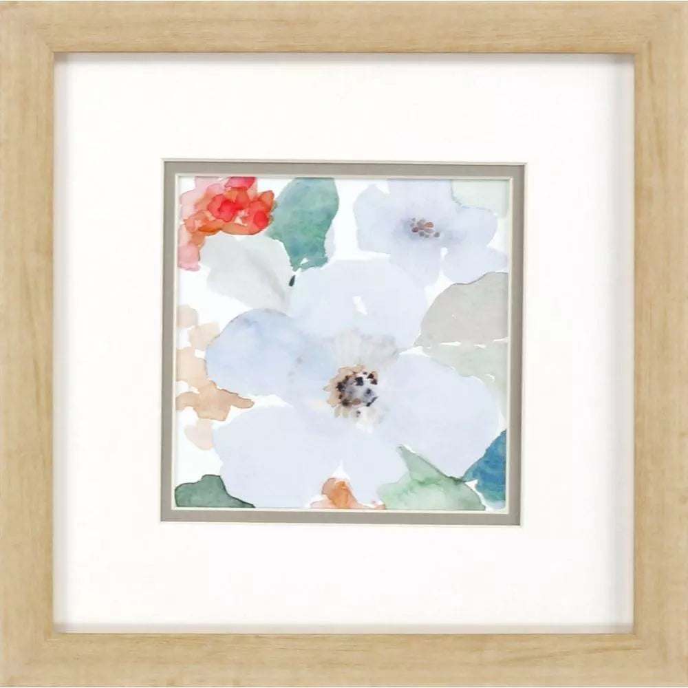 Watercolor Florals Framed Art