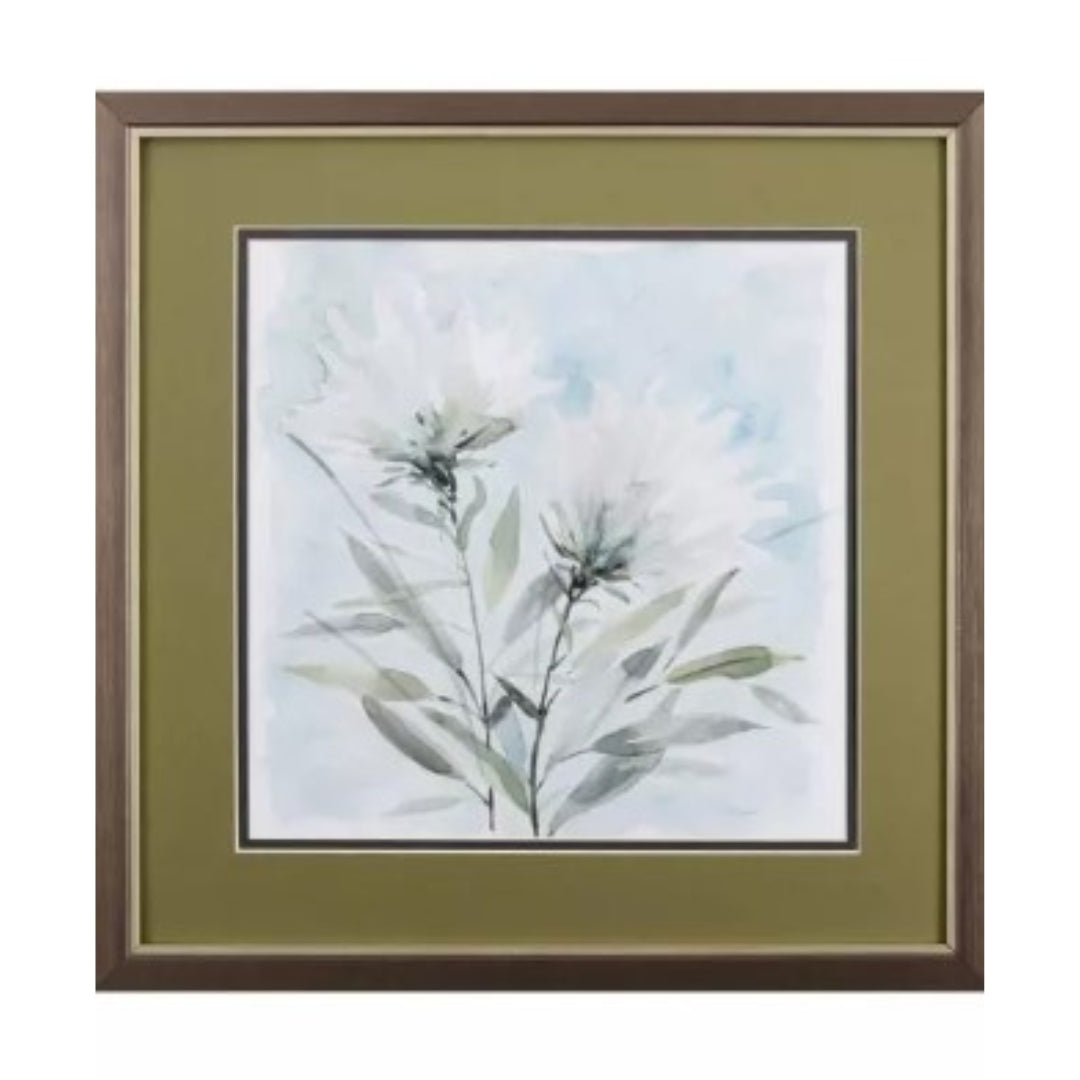 Wild Thistle Bloom Framed Wall Art