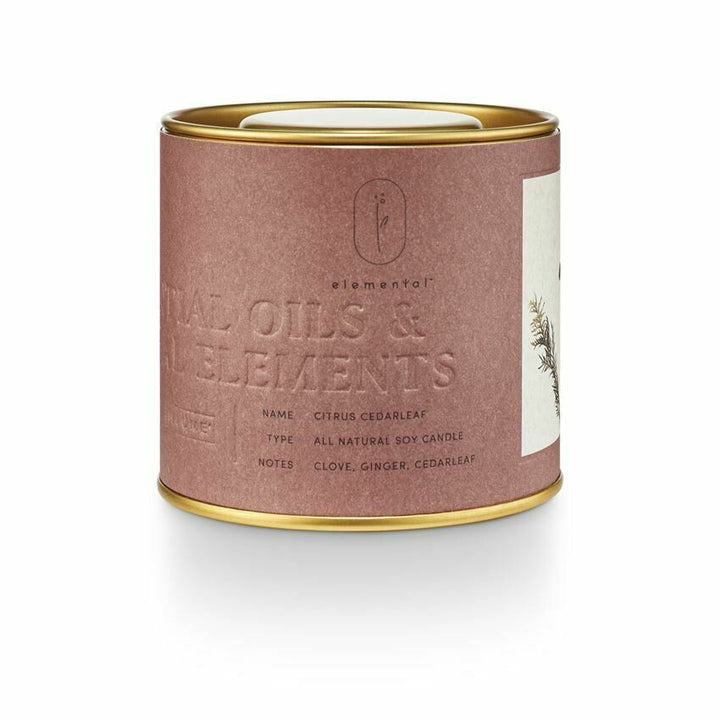 Illume Elemental Natural Tin Candle