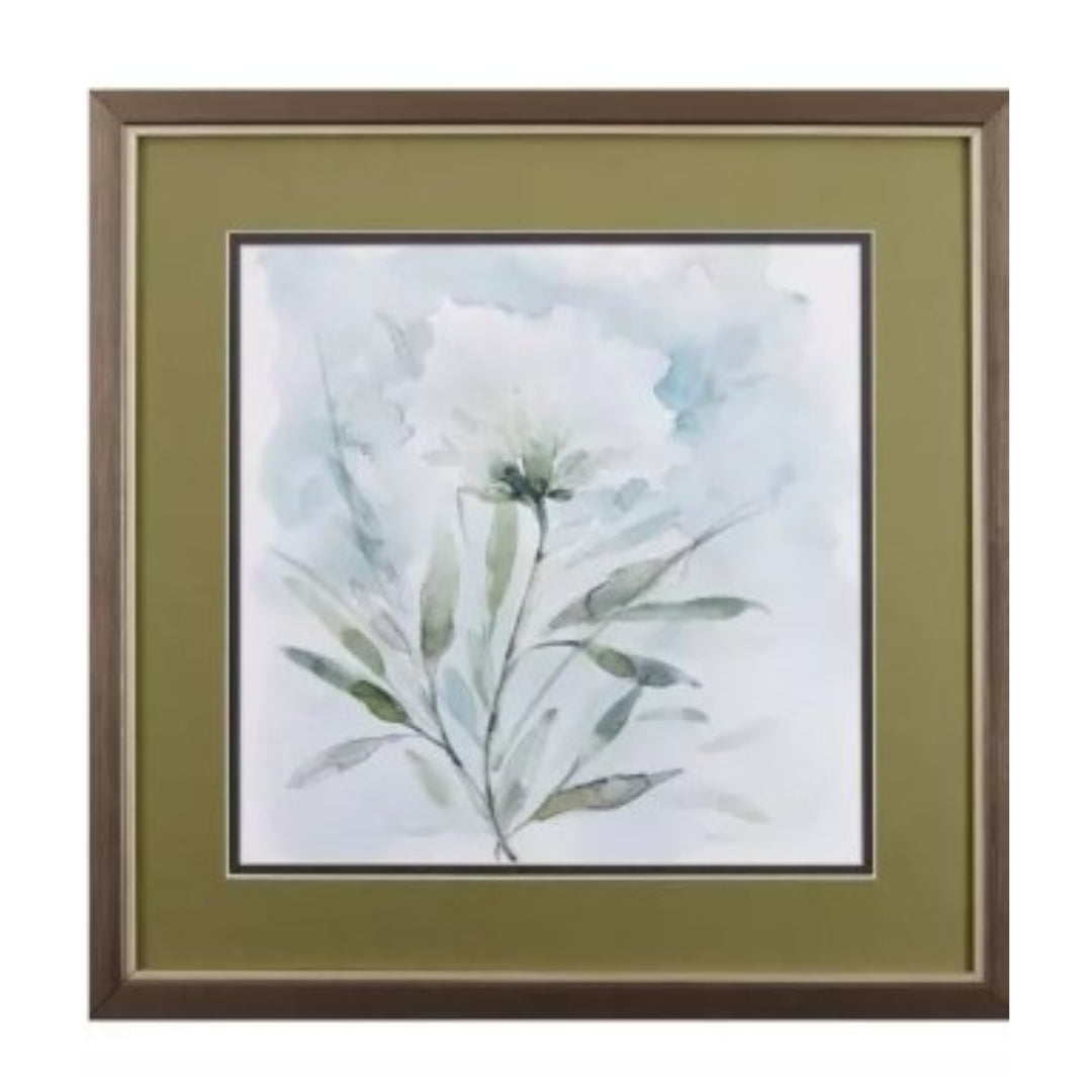 Wild Thistle Bloom Framed Wall Art