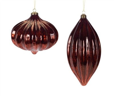 Burgundy Ombre Ornament