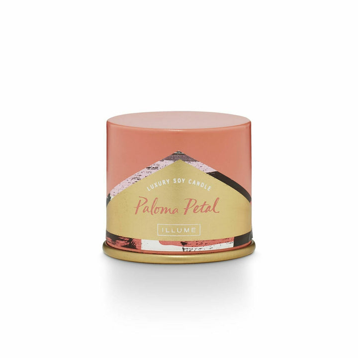 illume demi vanity tin candle paloma petal