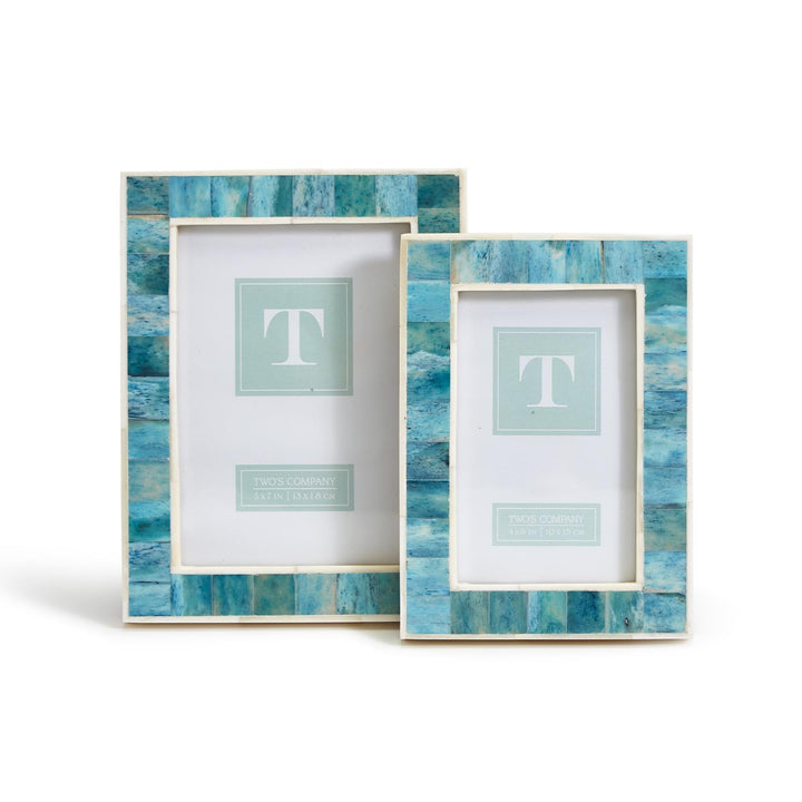 Blue Watercolor Photo Frames