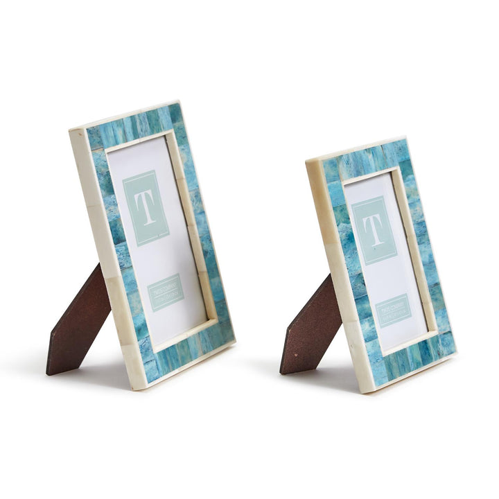 Blue Watercolor Photo Frames