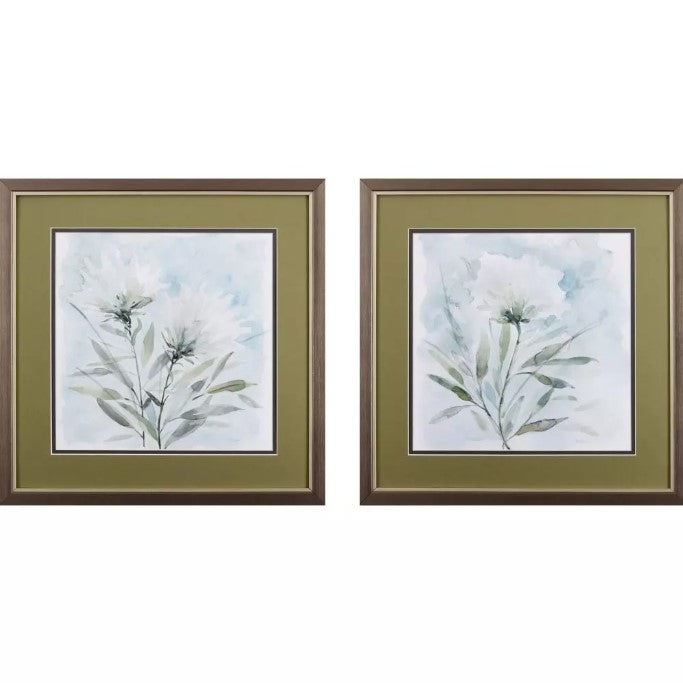 Wild Thistle Bloom Framed Wall Art