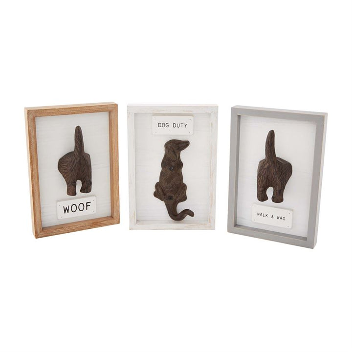 shadow box dog hooks