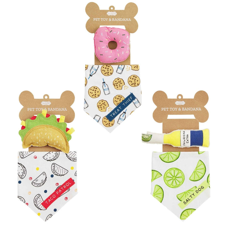 Pet Toy & Bandana Sets