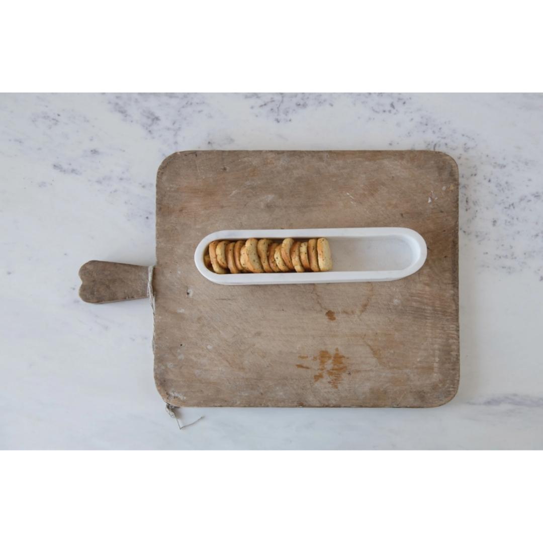 Marble Cracker Dish