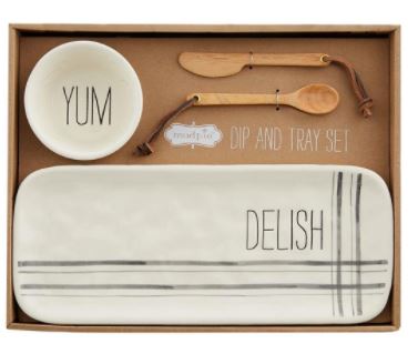 Delish Tray & Dip Set