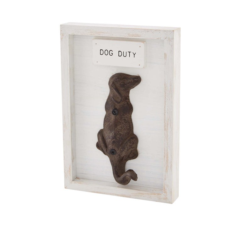 dog duty shadow box dog hook