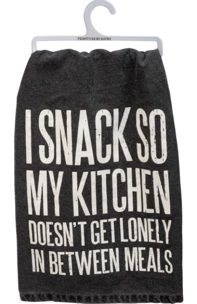 I Snack Dish Towel